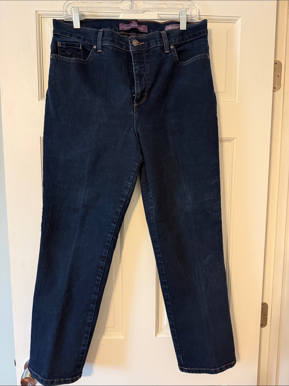 Gloria Vanderbilt Dark Indigo Straight Leg Jeans